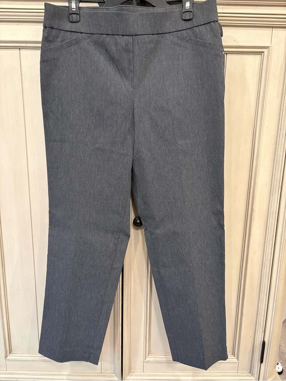 Briggs New York Charcoal Straight-Leg Pants